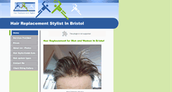 Desktop Screenshot of hairreplacementstylist.co.uk